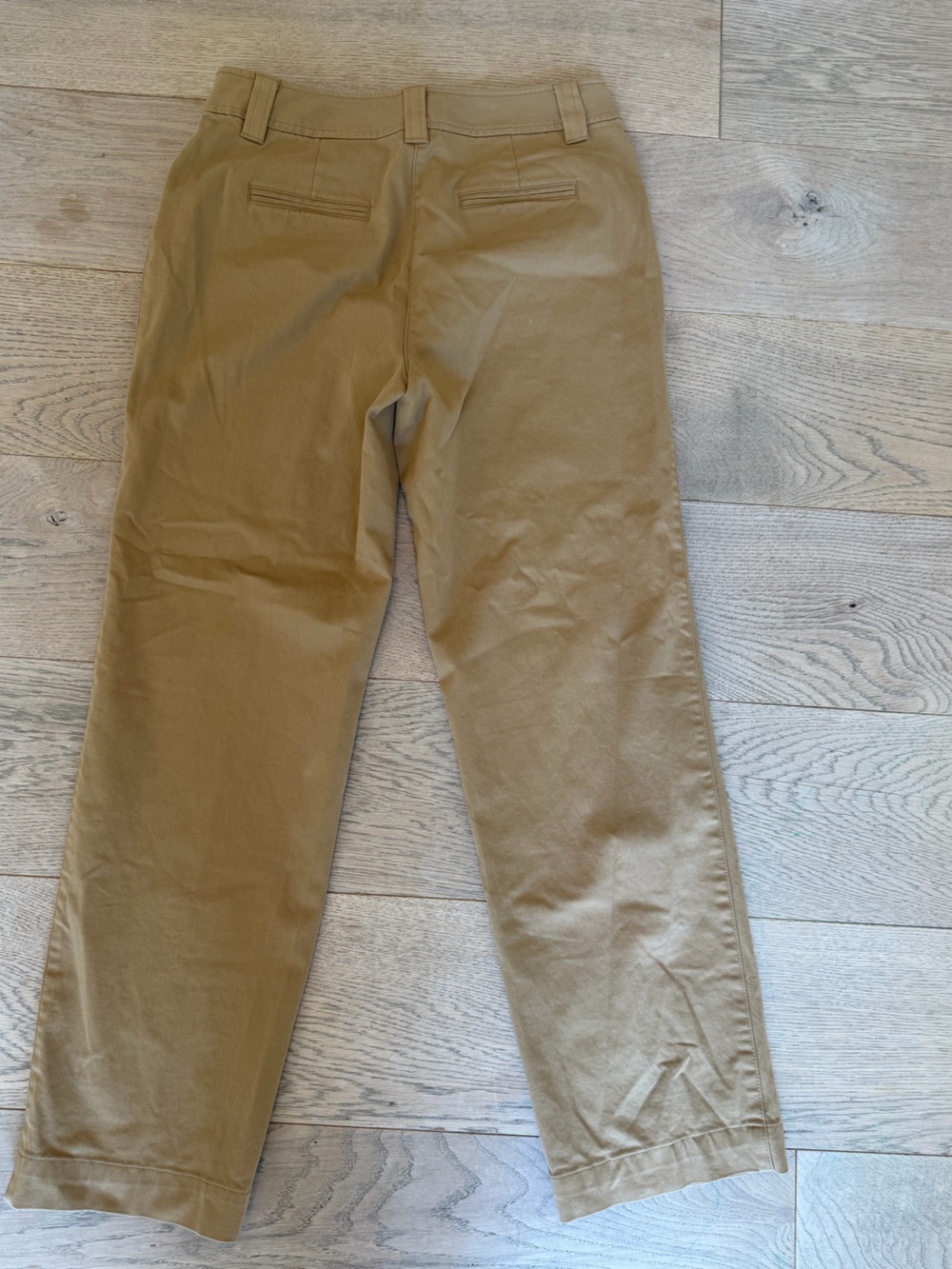 Talbots Petites Khaki Stretch Straight Leg Chino Pants Women’s Size 8 - Picture 4 of 4